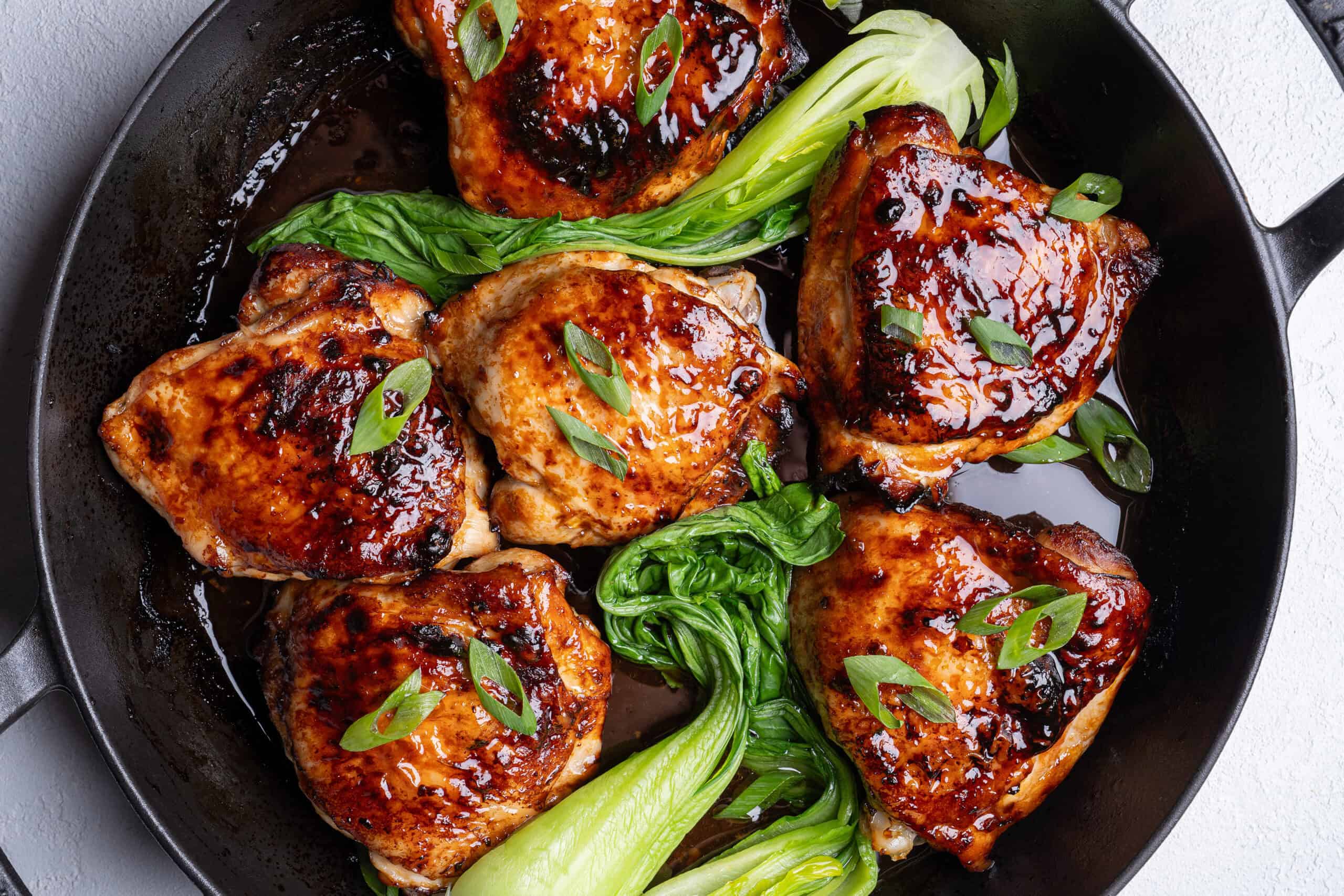 Secrets to Juicy, Crispy Asian Glazed Chicken Thighs & Sticky Glaze